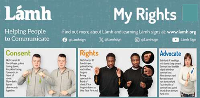 New Lámh Poster - My Rights!