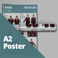 A2 poster for communication with images and text of animals